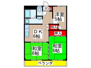 東和ロイヤルハイツの物件間取画像